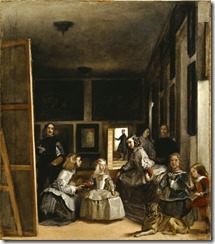 THE HOUSEHOLD OF PHILIP IV or LAS MENINAS by Juan Bautista Martinez del Mazo (c1612-15-1667) after Diego Velazquez (1599 - 1660), at Kingston Lacy, Dorset