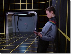 wesley in the holodeck
