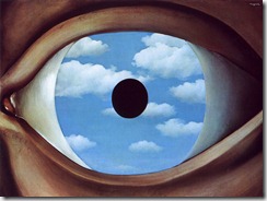 a big friggin' eye full of clouds